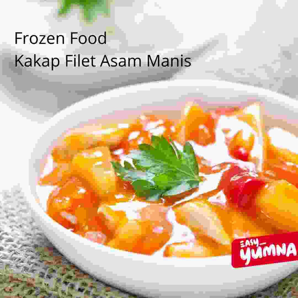 

Ikan Kakap Filet Asam Manis 400 gram (Frozen)