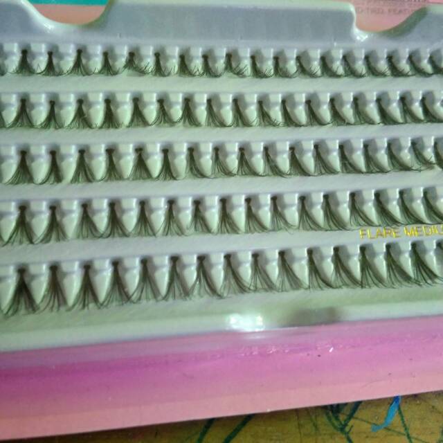 Bulu mata tanam flare 105helay / bulu mata tanam / eyelash extension / bulu mata murah