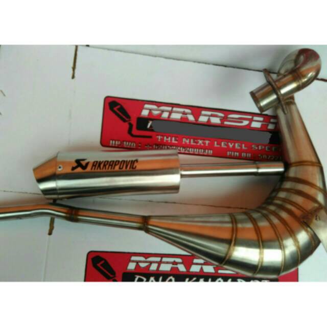 Knalpot racing Ts 125 suzuki ts 125 fullstenlis