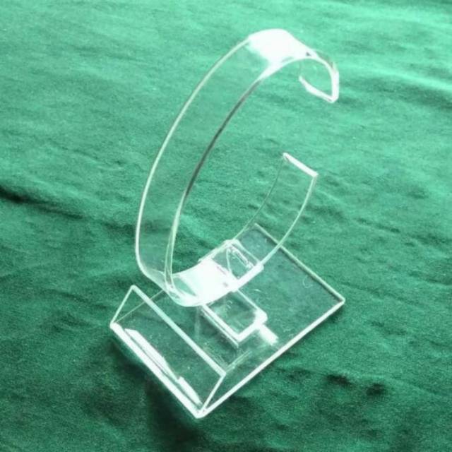 Display Stand Jam Tangan Akrilik Kecil Dudukan Jam Pemajang Jam Tangan