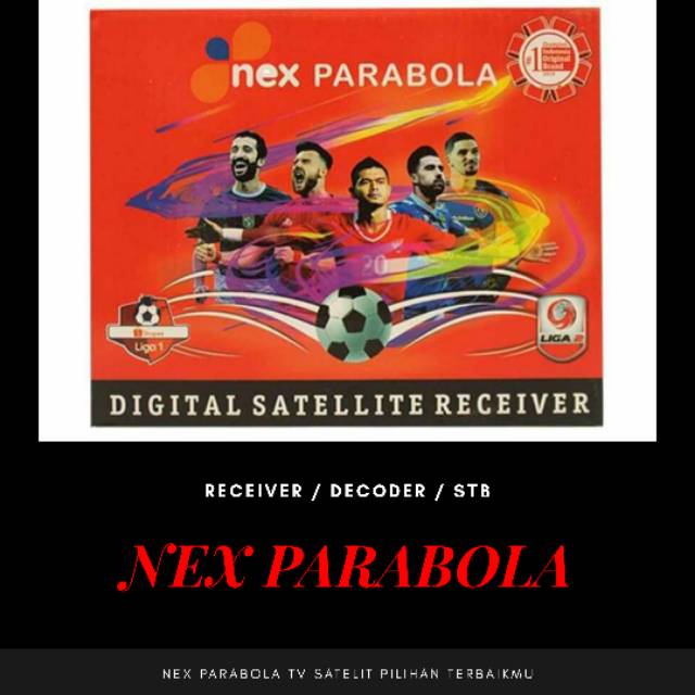 Receiver Nex Parabola Merah atau Kuning Ready Stock Grosir
