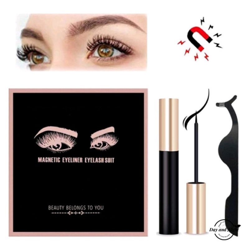 Bulu Mata Magnet Otomatis Nempel Eyeliner Waterproof