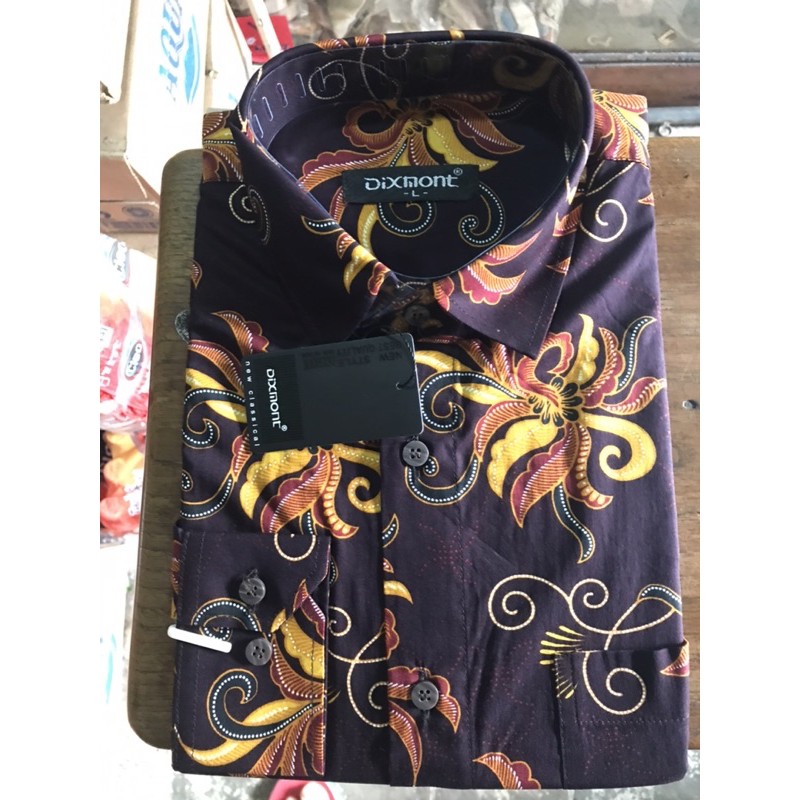 Kemeja Panjang BATIK Dixmont M L XL