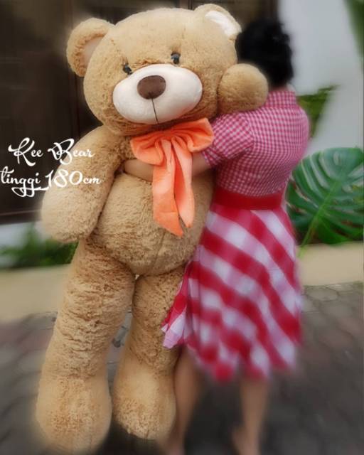 Boneka besar Kee Bear super Jumbo Camel