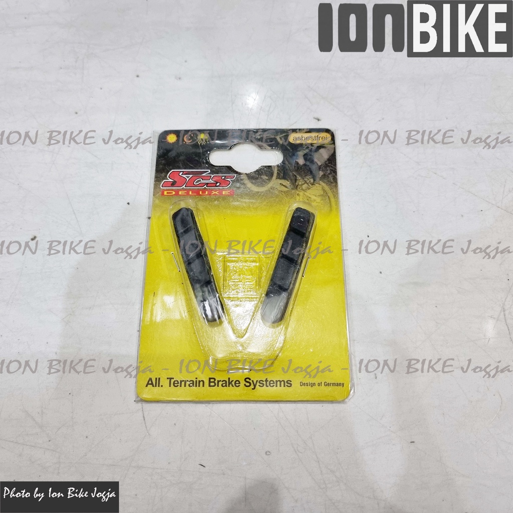 Brake Shoes SCS 403 Carbon Rims Shoe Pad Catridge Rem Ubrake Roadbike - Karet Rem Isi U Brake Road B