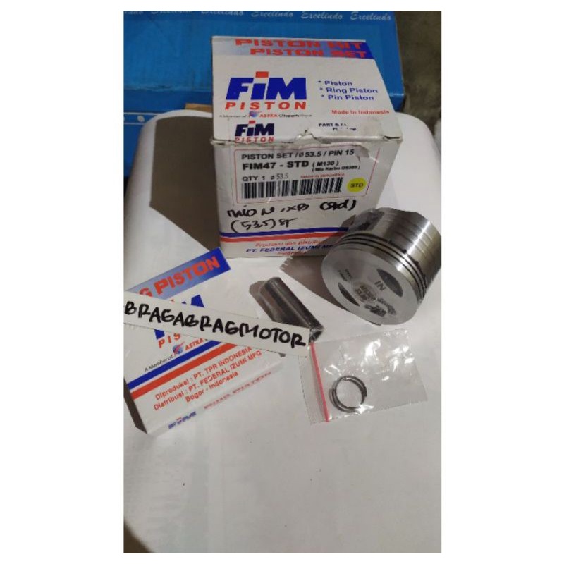 piston seher kit mio xb (53,5) pin 15