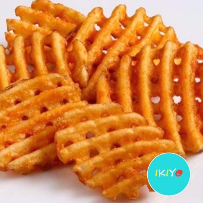 

windytriastuti13 French Fries Waffle / Kentang Goreng Waffle / Frozen Food 1 KG / Siap TERLARIS TERPERCAYA ORIGINAL