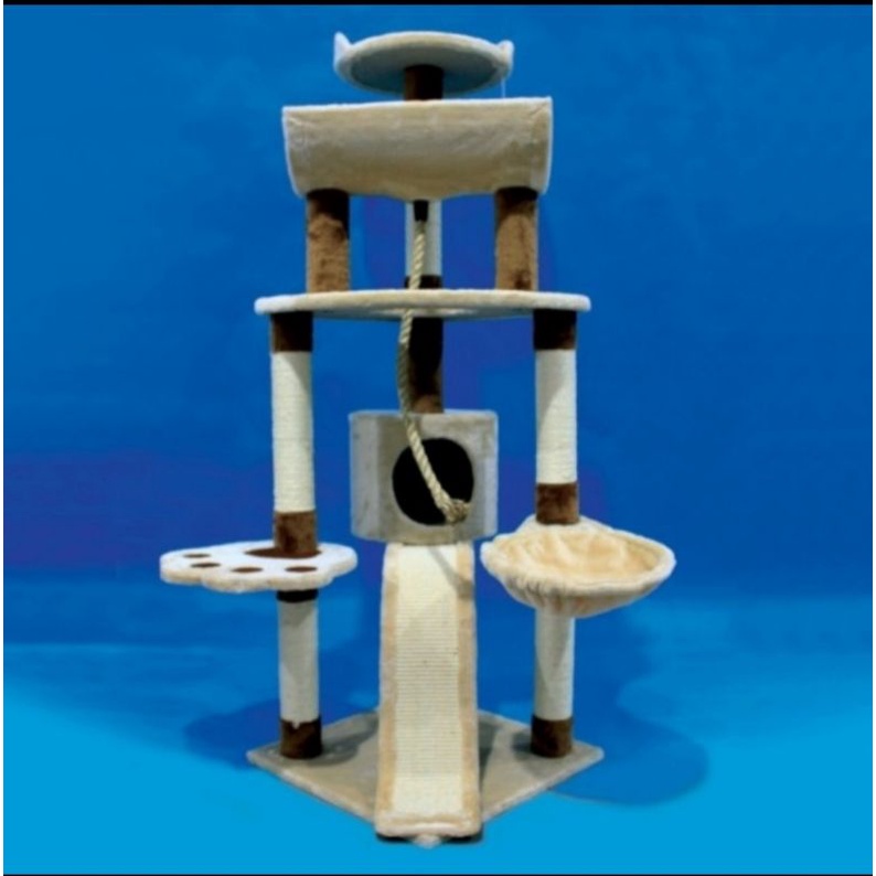 Cat tree apartemen kucing rumah kucing garukan kucing mainan kucing bagus