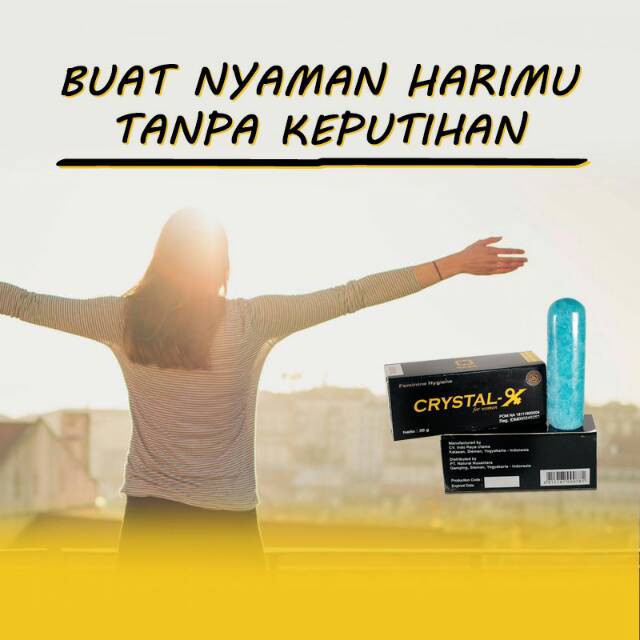 Cara Pakai Crystal X Asli Nasa