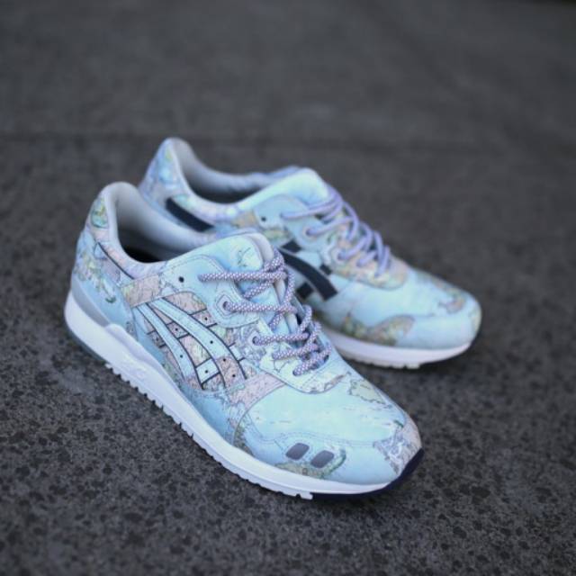 asics gel lyte 3 world map