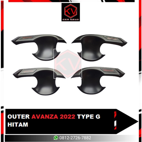 OUTER HANDLE AVANZA 2022 TYPE G HITAM