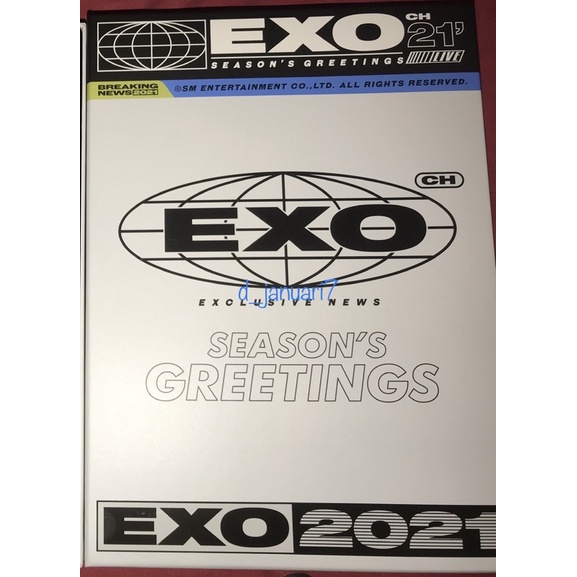 Box Seasons Greetings Exo 2021