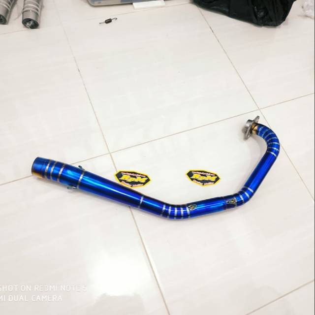 Pipa Leher Jupiter MX 135 Type Underbone - Road Race Bluemoon