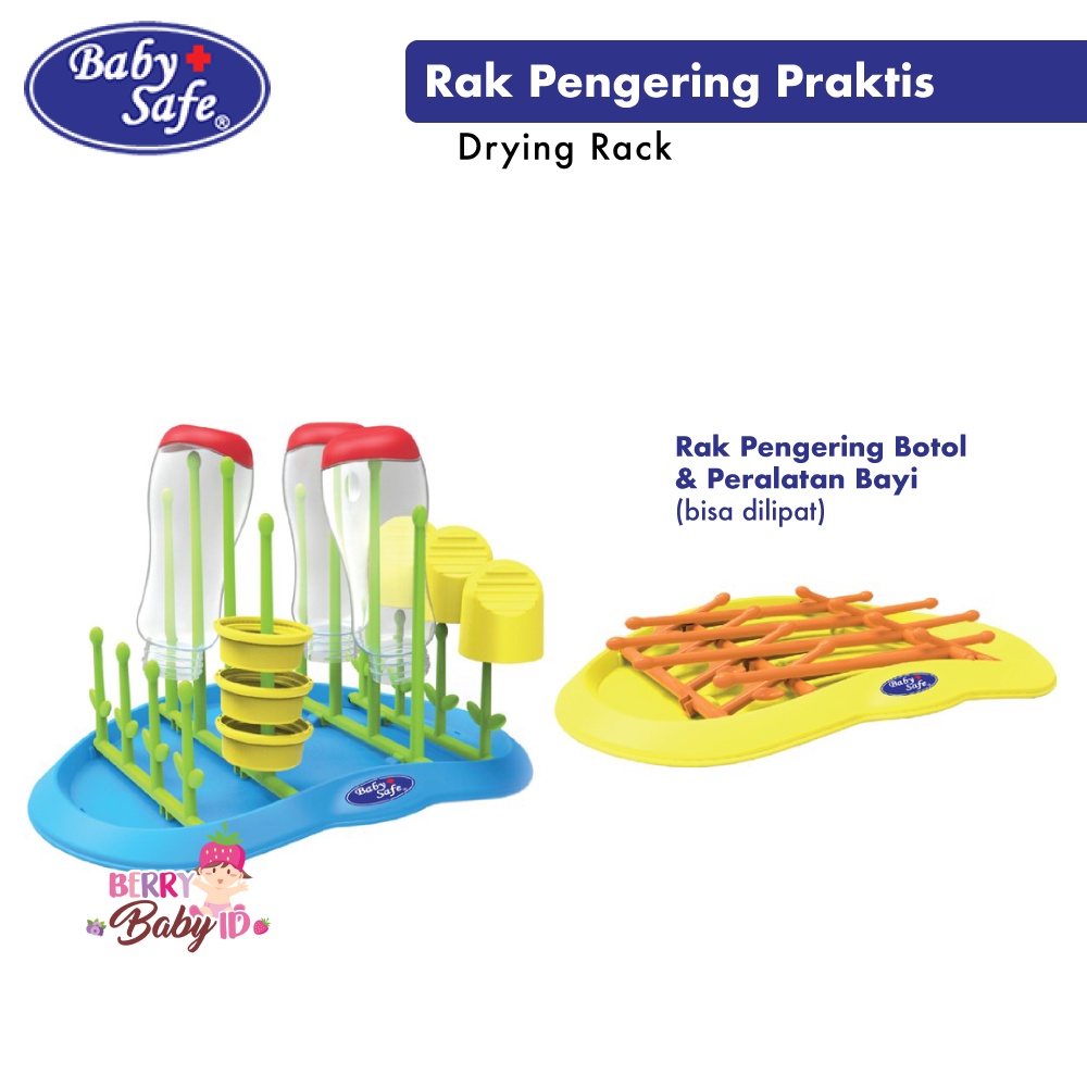 Baby Safe Collapsible Drying Rack Rak Pengering Botol Bayi BBS049 Berry Mart