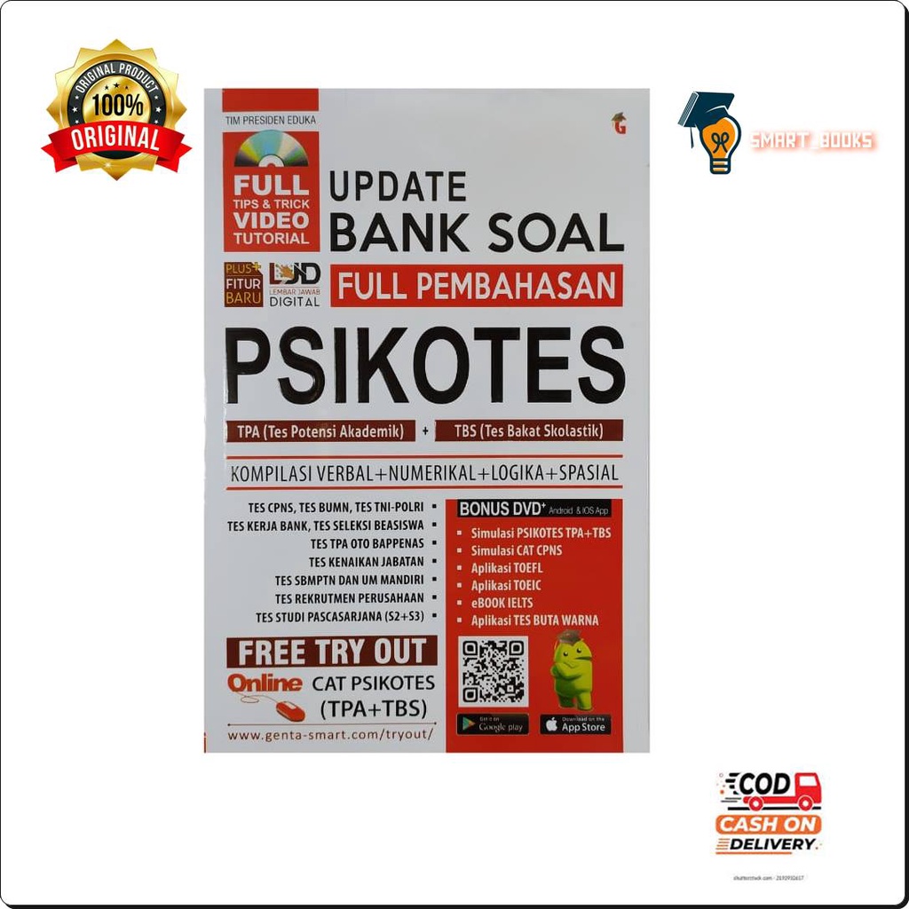 BUKU SOAL TES PSIKOTES - BUKU PSIKOTES - BUKU SOAL PSIKOTES - BUKU TES PSIKOTES - : UPDATE BANK SOAL