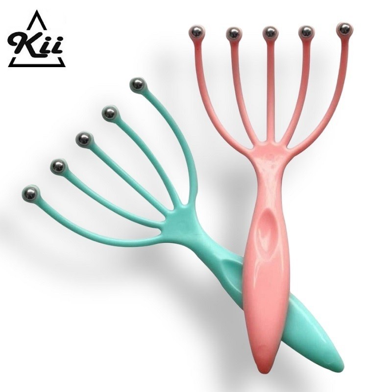 Alat Pijat Kepala 5 Jari - Alat Terapi Pemijat Kulit Kepala 5 Jari