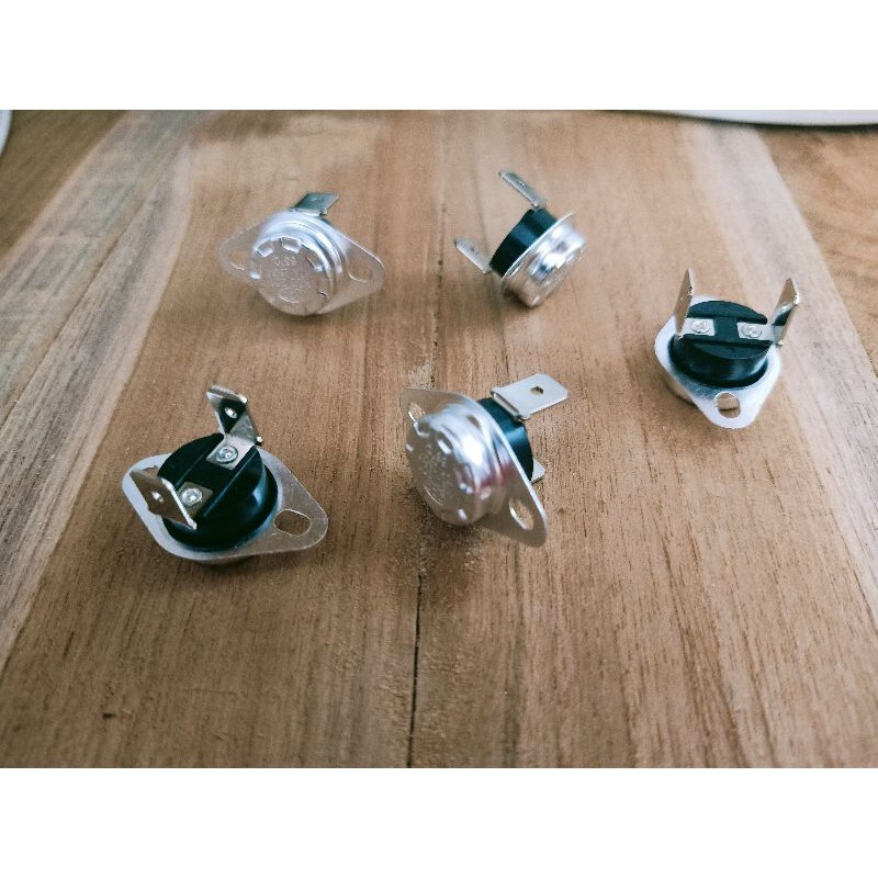 KSD301 250V10A Thermostat Thermal Bimetal Suhu Temperature Control Switch NC Saklar Pemutus Arus