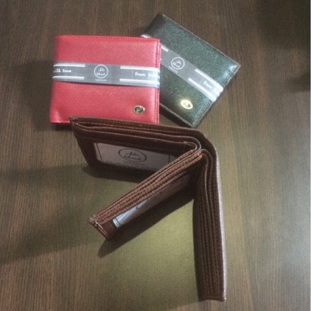 dompet pria model 3 dimensi bahan kulit sintetis lokal pipa #dompet #dompetpria #dompetlokal