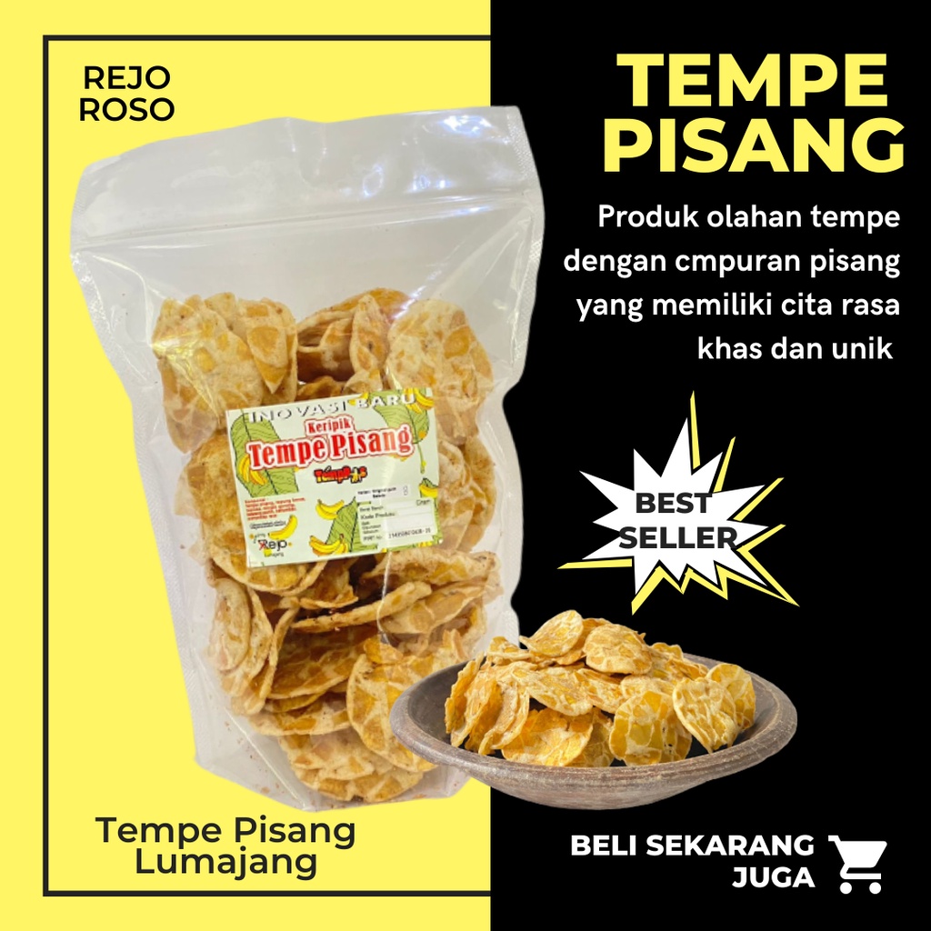 

Keripik Tempe Pisang Semeru Khas Lumajang