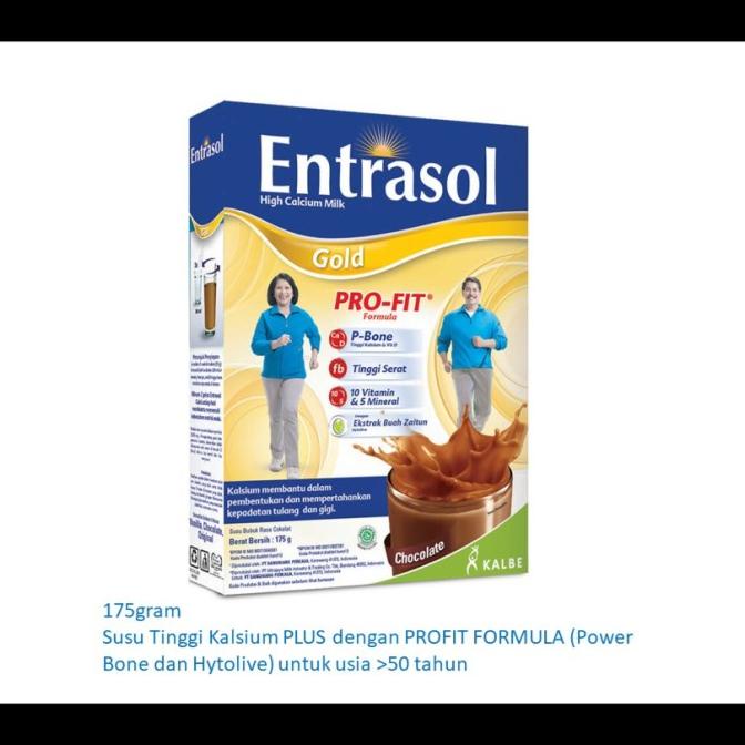 

[COD] Entrasol GOLD vanila susu orang tua 350gram [COD]