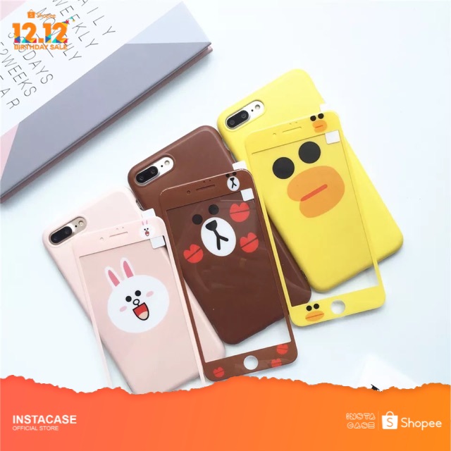 

2IN1 Cartoon Case + Sticker (sdh termasuk sticker)