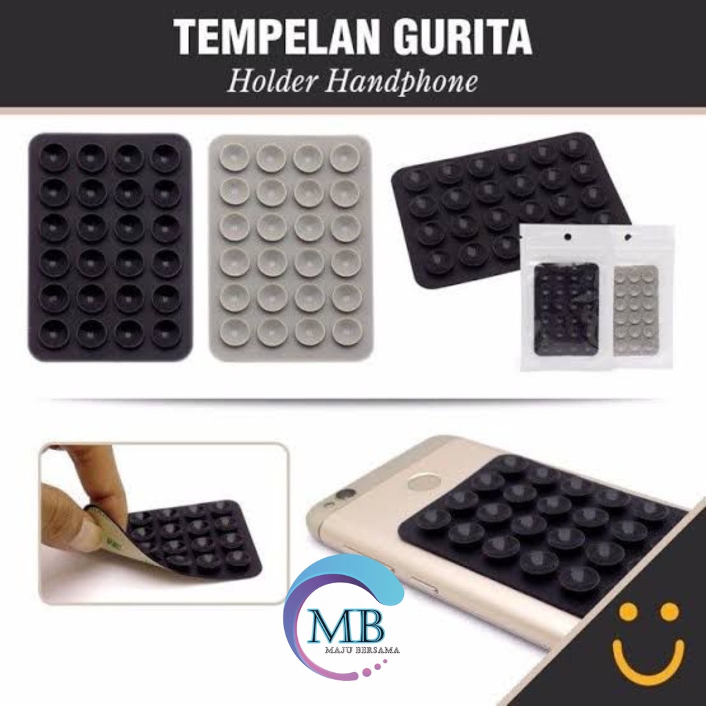 GURITA 3M TEMPELAN HP BLACK Gojek grab ojek online ojol MB2402