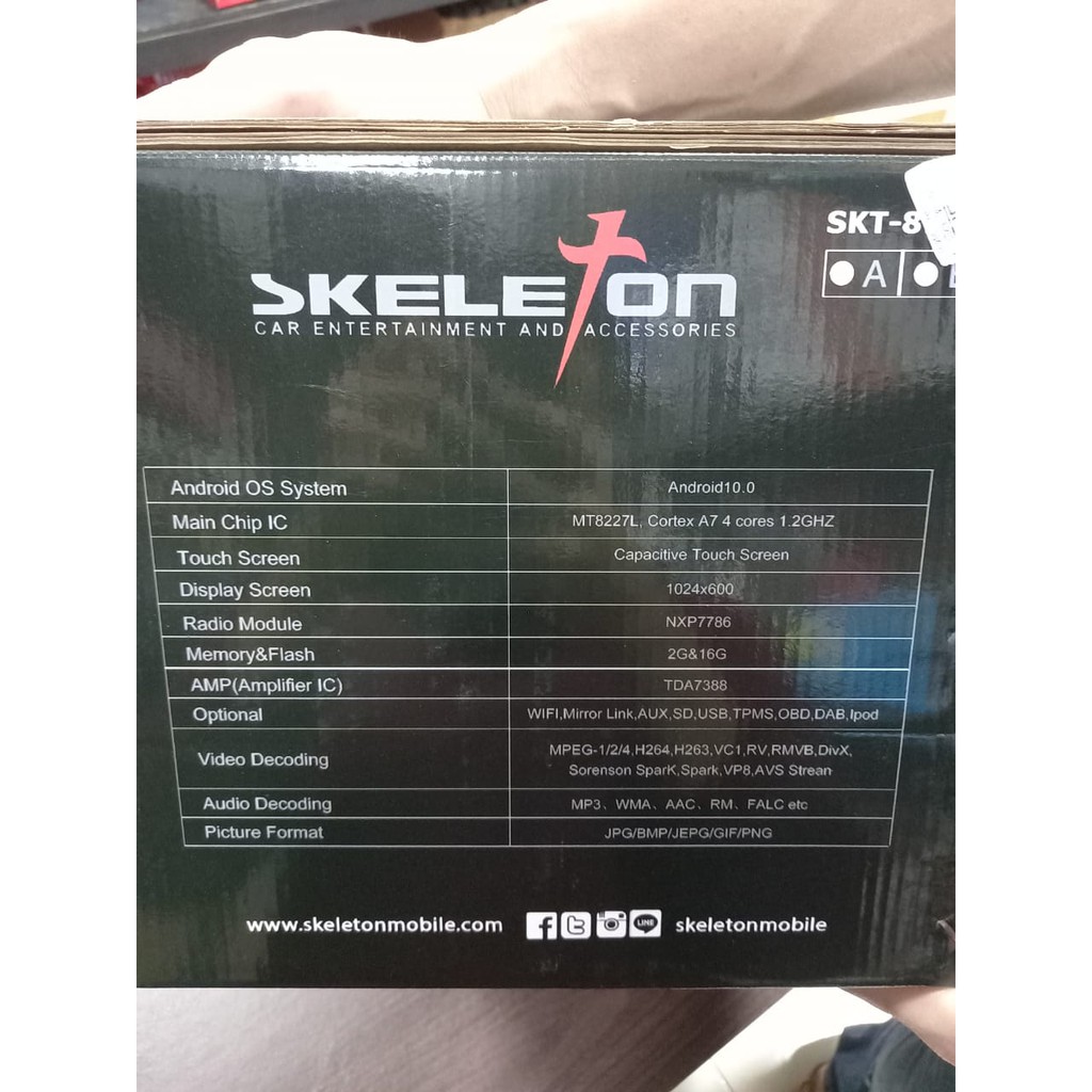 Head Unit Android 10inch Skeleton SKT-8176