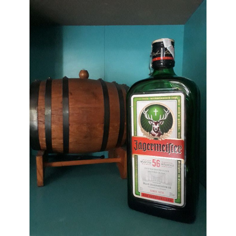Botol kosong miras Herbs Liquer Jagermeister import unik