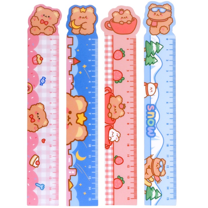 

J2 - Penggaris Magnet animal lucu Ruler lucu