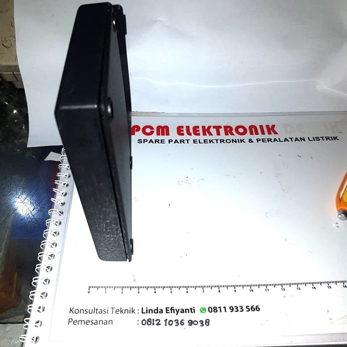 New Box hitam plastik X 7  Box Elektronik X 7  125 X 85 X 15 CM