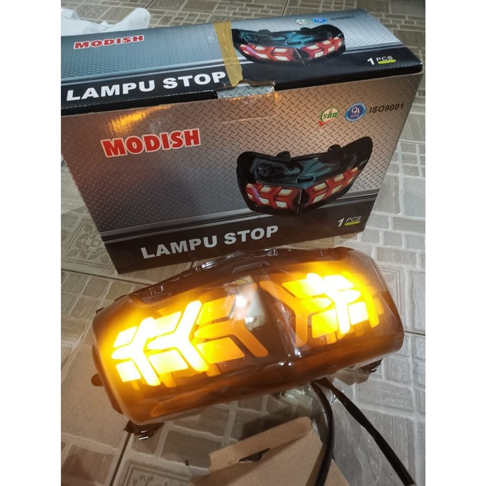 STOPLAMP LAMPU STOP LED NMAX 155 OLD RUNNING LAMBOGINI ORIGINAL AKSESORIS VARIASI YAMAHA NMAX