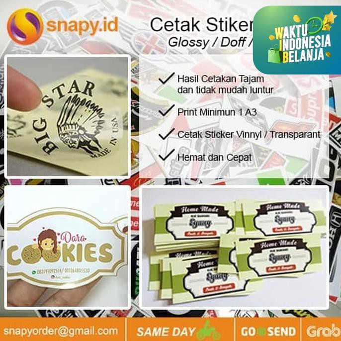 

Cetak Stiker Vinyl / Transparan A3+ - MATT