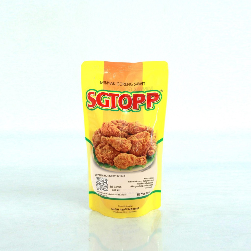 Minyak Goreng Kemasan SGTOPP 400 ml / 350 ml / 300 ml Pouch dan Botol