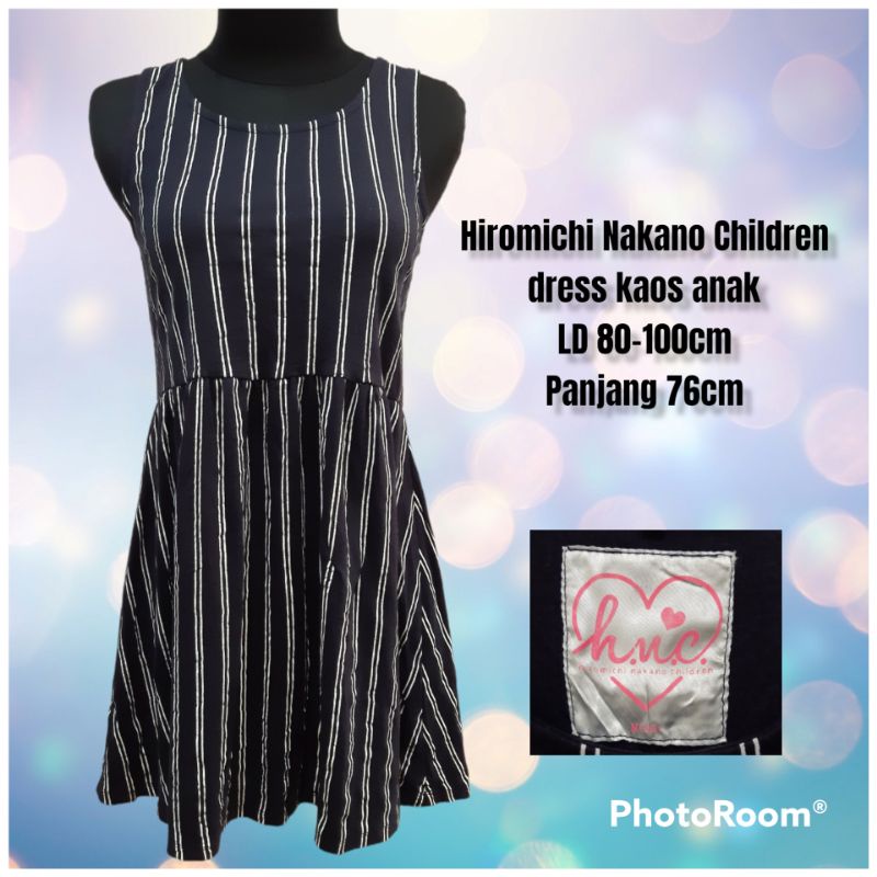 Hiromichi Nakano Children dress kaos anak