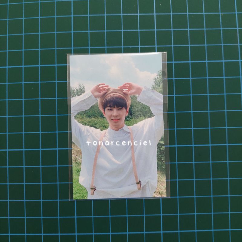 PC GB Broadcast Gongbang Photocard Wonwoo An Ode Fear Beret.