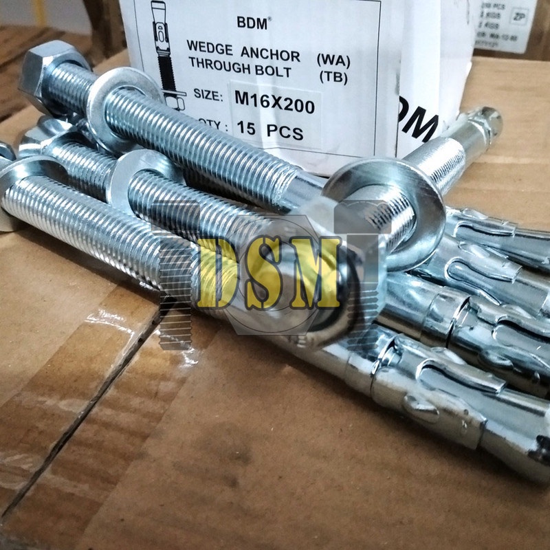 Angkur Trubolt 16x200 / Wedge Anchor M16 x 200 (20 CM)