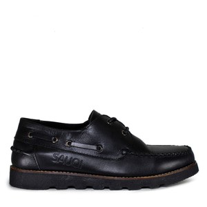 sepatu sauqi zapato black casual formal kulit asli 100% original