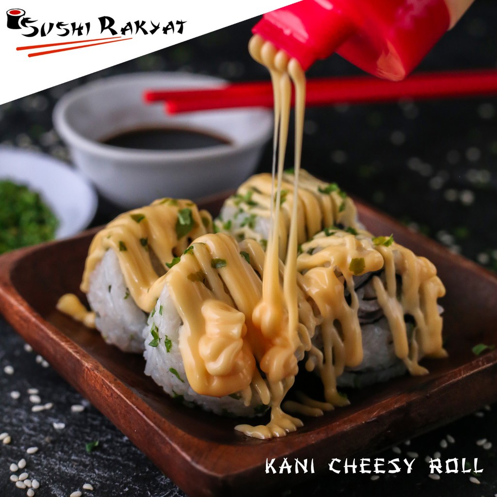 

SushiRakyat kani Cheesy Roll Isi 4pcs/8pcs