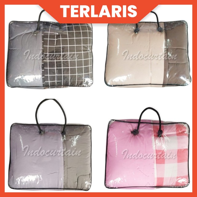 SARAE OFFICIAL - Bedcover Polos combine Sprei 90x200 160x200 180x200 200x200 Terlaris homemade