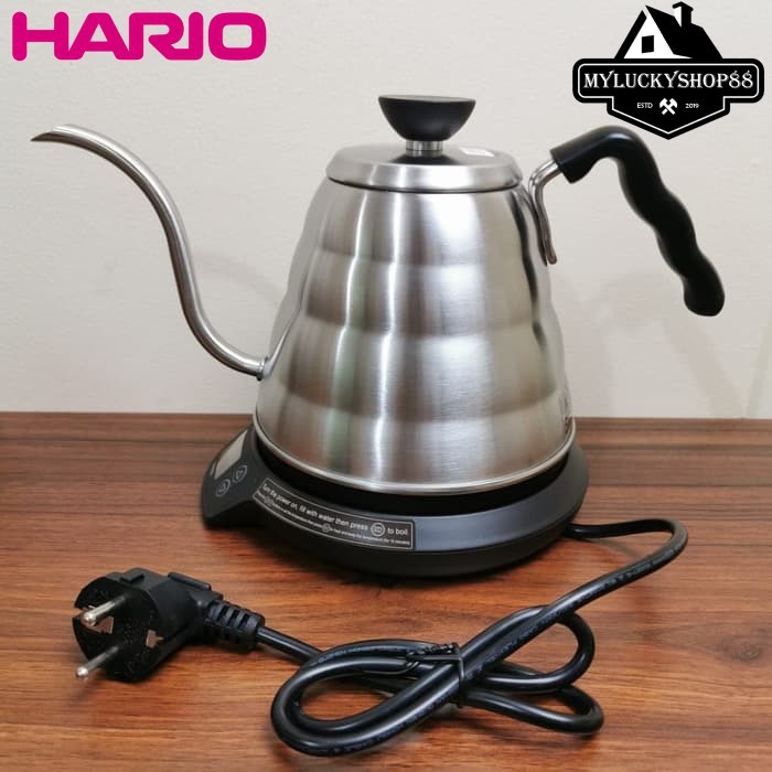 Hario V60 Electric Kettle Buono EVKT-80HSV - Teko Leher Angsa Elektrik