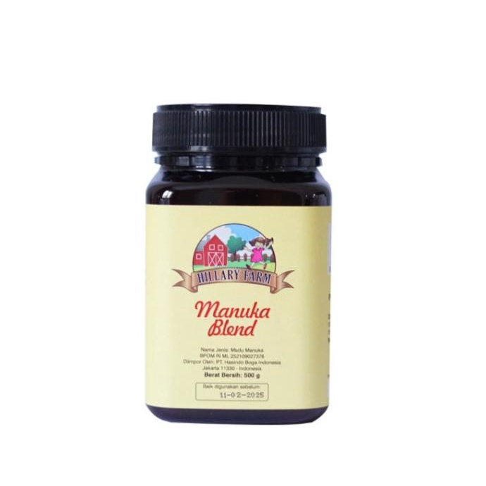 

BISA COD Hillary Farm Manuka Honey Blend 500gr FREE SENDOK KAYU & BUBBLEWRAP/MINUMAN COLLAGEN/MINUMAN YOYIC/MINUMAN DIET/MINUMAN PEMUTIH BADAN/MINUMAN KOREA/MINUMAN KEMASAN/MINUMAN KALENG/MINUMAN KOTAK/MINUMAN SEHAT HERBAL/MINUMAN SEHAT UNTUK