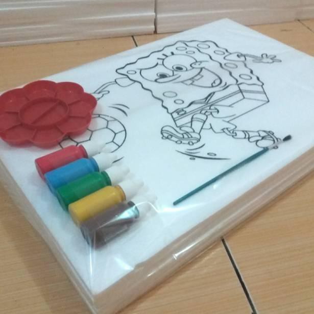 

Styrofoam- Kanvas Bagus - Lukis Gambar 6 Gambar 1 Set Bonus 5 Warna Cat Air (KODE 702)