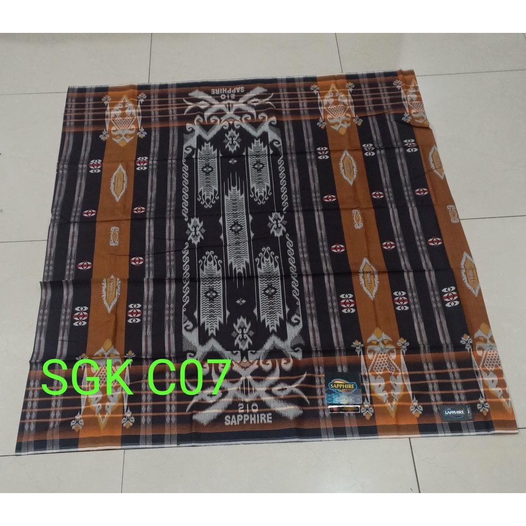 Sarung Sapphire Motif SGK Songket Gunungan Kembang