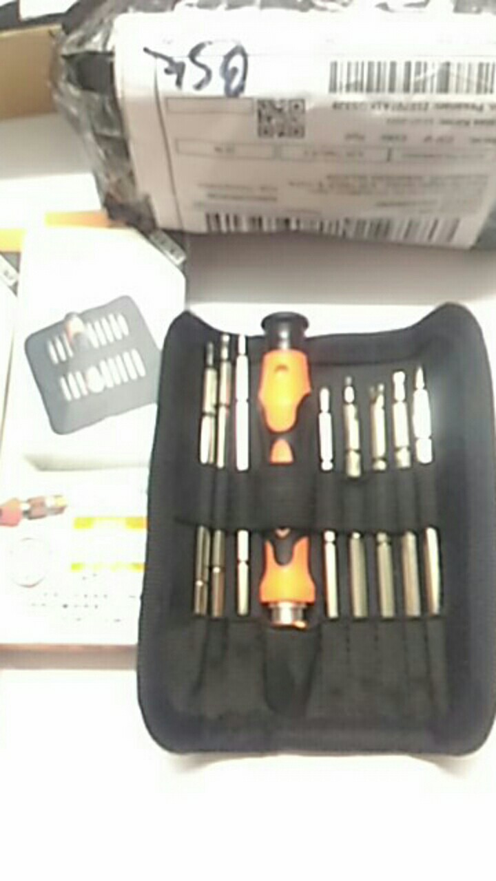 Obeng Jakemy Bolak Balik 9pcs Set Hp Star Hex Phillips Torx Lengkap Original Jm-8124