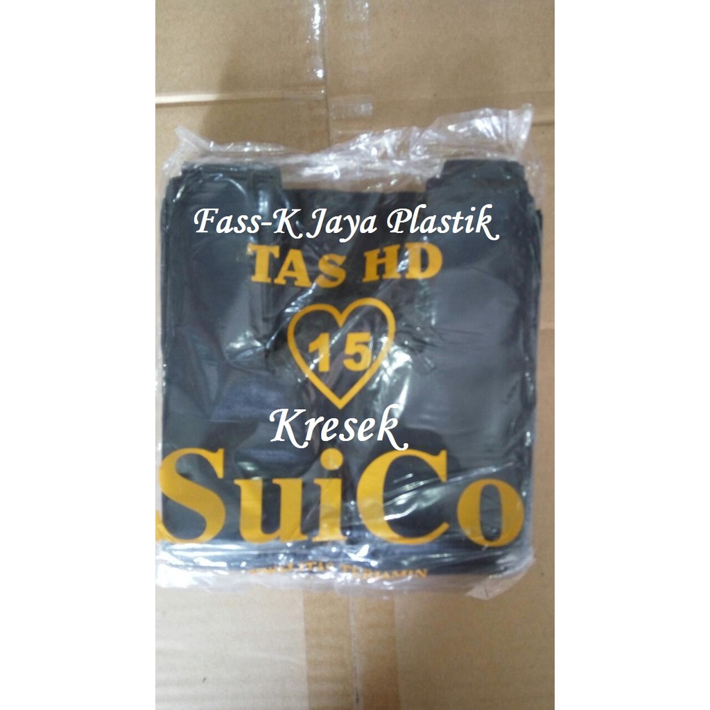 Kantong Plastik hitam 15 / KRESEK OLSHOP / kresek hd PEMBUNGKUS asoi asoy