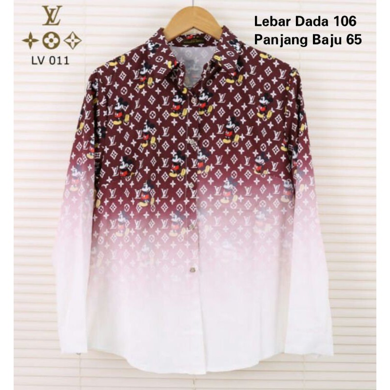 KEMEJA Louis Vuitton  LV011# IMPORT PREMIUM QUALITY