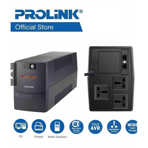 UPS Prolink 1200va 1200 va 1201 SFCU + Stabilizer