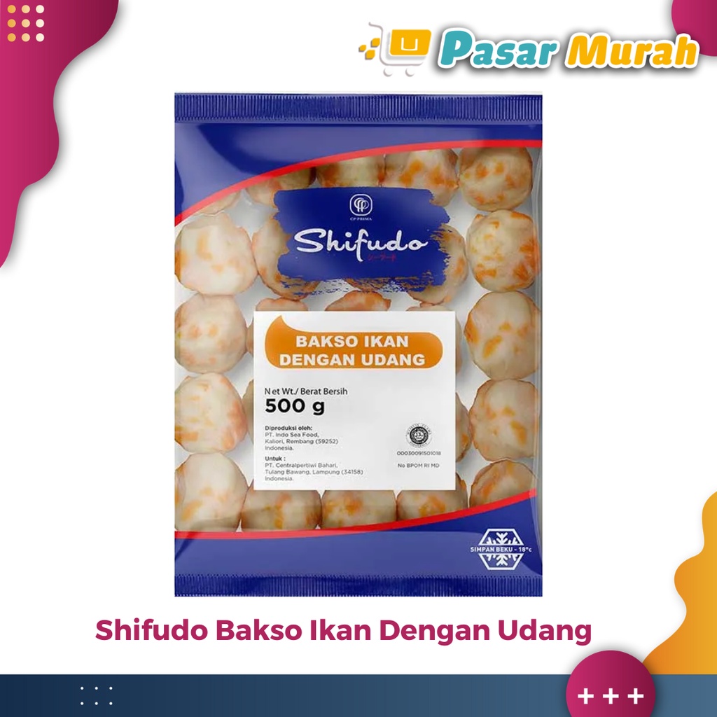 Jual Shifudo Bakso Ikan Dengan Udang 500 Gram Shopee Indonesia