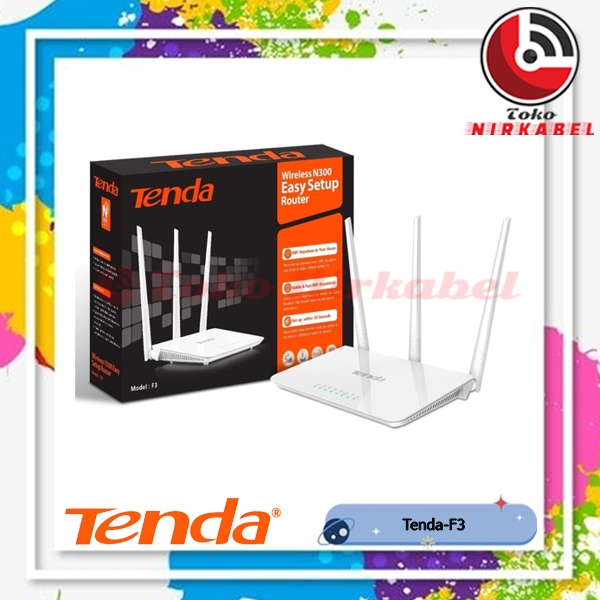 Tenda F3 Wireless Router 300Mbps/Wireless Router Tenda F3