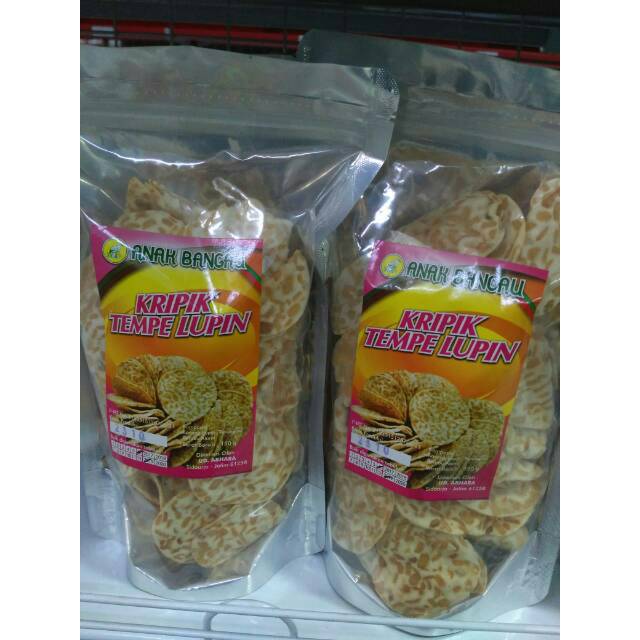 

Keripik tempe Lupin